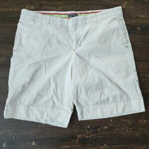 Polo Ralph Lauren Shorts Womens 32 White Kelsey Bermuda Flat Front Stretch Chino